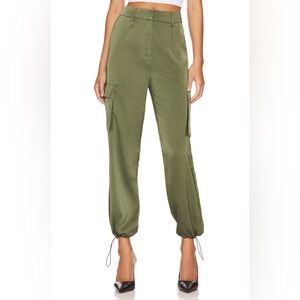 NOWT superdown Seleste Drawstring Jogger Pant in Sage